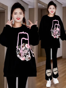 เสื้อสเวตเตอร์คอตตอนสไตล์เกาหลีสำหรับผู้หญิง แฟชั่นฤดูใบไม้ผลิและฤดูใบไม้ร่วง ดีไซน์ใหม่ แขนยาว ปกกลม เสื้อคลุมแบบสวมหัว