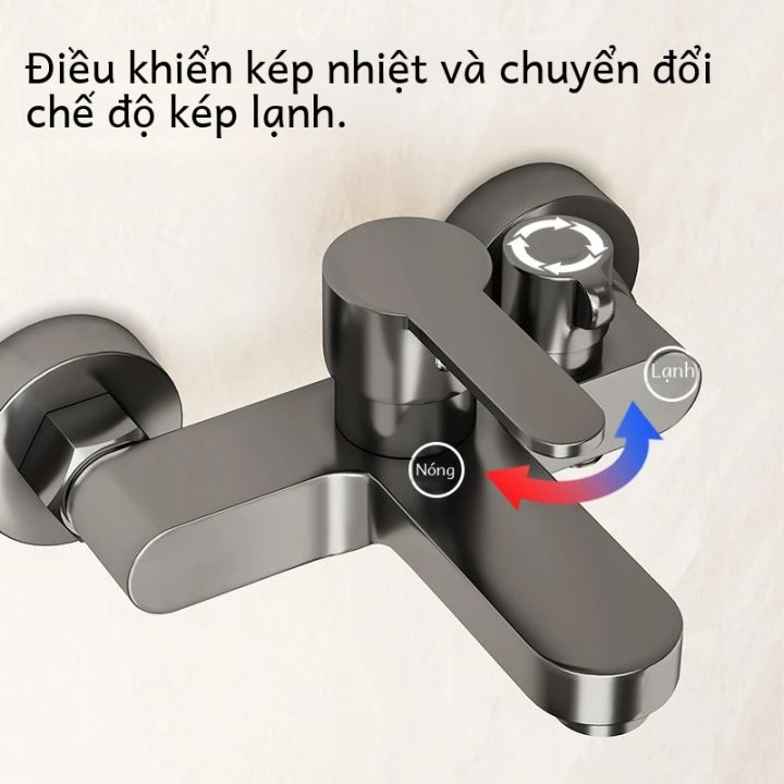Bộ Vòi Sen Phòng Tắm Có Van Trộn, Tay Cầm Đơn, Hợp Kim Kẽm Cổ Điển ...