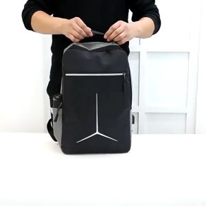 ความจุขนาดใหญ่ 15.6 กระเป๋าเป้ผู้ชาย ชาร์จUSB กระเป๋าโน๊ตบุ๊ค