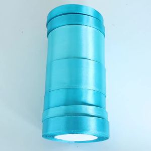 Turquoise Satin Ribbon 25yards 10-50mm Sash Gift Wrap Bow Handmade DIY Craft Halloween Christmas Wedding Birthday Party Decor