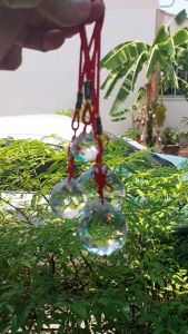 ลูกแก้วคริสตัลขับไล่สิ่งไม่ดี คริสตัล สำหรับแขวนหน้าบ้านหรือเหนือโต๊ะทำงานรับโชคลาภ ลูกแก้วคริสตัลแบบแขวน เสริมศิริมงคล แก้ฮวงจุ้ย