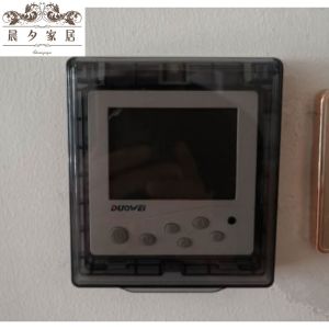 Touch Protection Air Conditioner Panel Cover Dustproof Switch Protector Cap Anti-fingerprint Cover Skin for Home Use