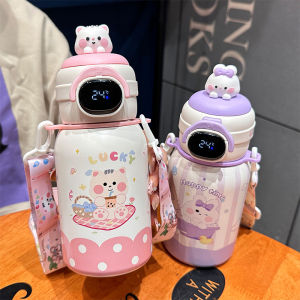 Cốc Giữ Nhiệt Thông Minh Có Van Chui Tròn Cho Trẻ Em Cốc Đựng Nước Có Van Hở Hai Chiều Dành Cho Học Sinh Tiểu Học