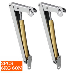 2PCS 6KG-20KG Heavy Duty Gas Struts Pneumatic Lids Lifters Lid Support Hinge Lid Stay with Soft Close&Slow Lowering Safety