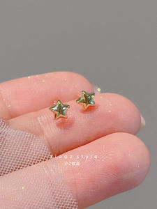 925 Silver Mini Star Ear Studs for Women Commute Friendly Sweet Design Versatile Fashion Jewelry Earrings