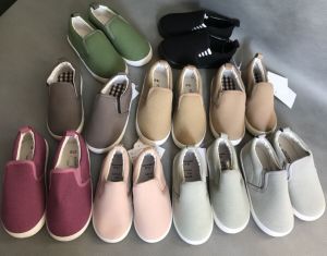 Japanese Order New Style Childrens Cloth Shoes Soft Bottom Kindergarten Indoor Shoes Non Slip Anti-Kick Lightweight Laceless Boys and Girls