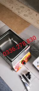 bếp chiên nhúng gas đơn 6 lít- cao cấp phụ kiện tặng kèm-bảo hành 1 năm hàng có sẵn