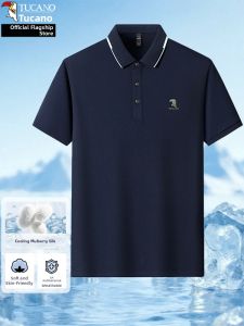 TUCANO | Mulberry Silk 5A Antibacterial Mens Polo Shirt