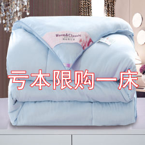 Mulberry Silk Quilt Cotton Quilt Winter Quilt Spring and Autumn Double Quilt Thickened Warm Single Silk Cotton Air-Conditioning Quilt