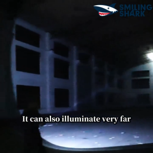 SMILING SHARK ST5250 LED Flashlight 6Mode Search Light With COB Side Light Solar Energy Type-c Rechargeable Waterproof Outdoor Camping Patrol Lighting