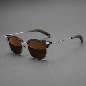 MOKCHEON | Prescription Ready Retro Titanium Oversized Polarized Sunglasses