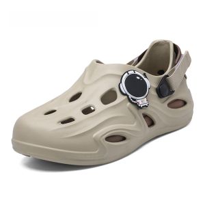 NB CROSS | NB Cross Mens Breathable Hollow Out Sandals Summer Outdoor Casual Driving Couple Style Slip-On EVA Footwear 2024