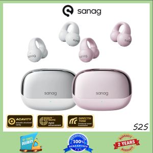 หูฟังบลูทูธไร้สาย SANAG-S2S อุปกรณ์เสียงพาโนรามา360 ° TWS อัจฉริยะการโทรที่มีความละเอียดสูงกีฬา