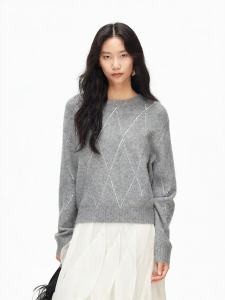 Vero Moda | Áo Sweater Pha Len Lấp Lánh Cho Nữ Cổ Tròn Mùa Thu