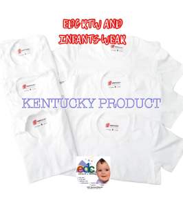 KENTUCKY T SHIRT WHITE 6 PCS  KIDS AND ADULT
