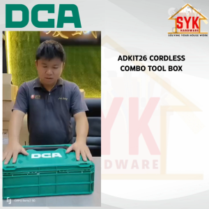SYK DCA ADKIT26 Tool Box Carrying Case Power Tools Cordless Drill Machine Storage Box Simpan Mesin Drill