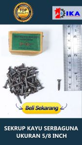 SKRUP KAYU SEKRUP KAYU SEKRUP PAKU 1/2" X 6 (+) PLUS PANJANG 25 CM / (HARGA PER 1 KOTAK - TIDAK DIECER) TERMURAH