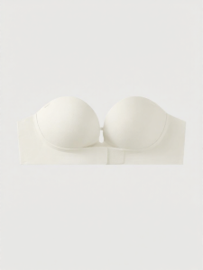 Aimo | Earse Liquid Anti-Slip Strapless Bra Women Gather Small Chest Appears Large Tube Top Seamless Invisible Bra Nylon Smooth Surface