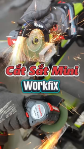 [ CẮT ĐẢO CHIỀU ] Máy Cắt Mini Không Chổi Than WORKFIX WF-MAG100MN 3 Tốc Độ Tự Ngắt An Toàn