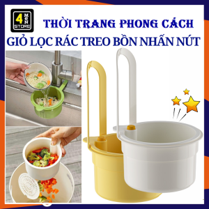 Giỏ Lọc Rác Treo Bồn Rửa Có Nút Nhấn Tự Động - Khay Lọc Rác Nhựa Rổ Lọc Rác Thức Ăn Thừa Chống Tắc Nghẽn Thoát Nước Sàn / Dụng Cụ Lọc Rác Bồn Rửa Chén Nhà Tắm Nhà Vệ Sinh Đa Năng