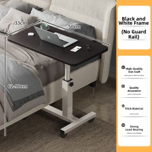 NIFENG | Foldable Height Adjustable Rectangular Desk with Wheels