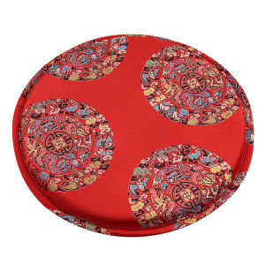Thickened Redwood Drum Stool Seat Cushion Self-absorbing Anti-slip round Board Thick Sponge New Chinese Style Chair Padded round Mat