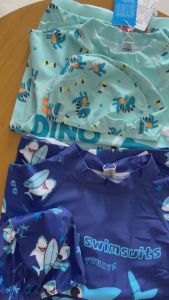 Đồ bơi bé trai rời ngắn tay tặng kèm nón