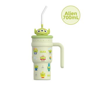 VRIUKNT | Toy Story Aliens Collab Straw Ice Cup Portable Water Bottle