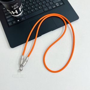Two-In-One Mobile Phone Charging Lanyard Hand Bracelet Rope for Men And Women Android Apple New Model Silicone Digital Accessories