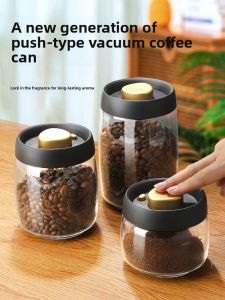 MONGDIO | Vacuum Sealed Food Grade Glass Storage Can
