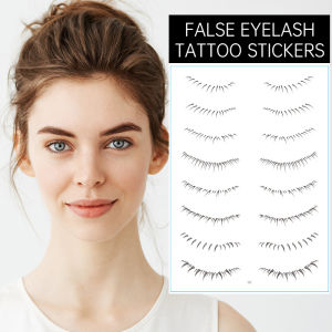 VEDO Stiker Tato Bulu Mata Palsu & Stiker Tato Alis Imitasi
