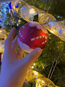 Christmas Ribbon Lights LED Fairy String Lights Battary Powered Outdoor Waterproof Party Decoration