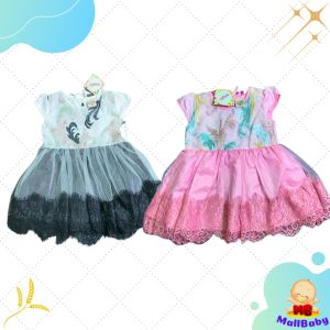 Baju Bayi Perempuan Model Dress Gaun Anak Cewek Cantik Keren Elegan Mall Baby