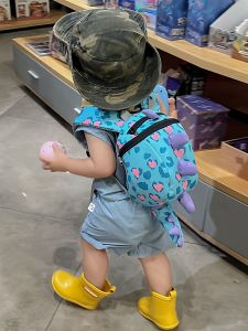 Cute 3D Animal Dinosaur Backpack Anti-Lost Bag for Toddlers And Infants Baby Cartoon Backpack Child Safety Bag Kids Backpack