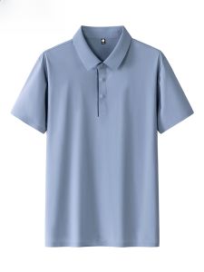 HENGYUANXIANG | Hengyuanxiang Brand Ice Silk Polo Shirt Mens Short Sleeve T-Shirt Summer New Style Quick Dry Breathable Fashion Urban Youth