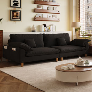 Retro Style Corduroy Fabric Sofa For Small Spaces Scandinavian Retro Design