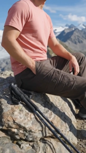 camel active Mens Outdoor Casual Slim Fit Cargo Trousers Long Pants - Multicolour 9-300Z26CT0948