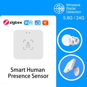 WiFi / Zigbee Smart Human Presence SensorLuminance/Distance Detection Tuya Smart Life Home AutomationFor Z2M Alexa Google