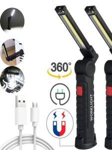 Multi-Functional Folding Repair Lamp Magnet Tent Outdoor Flashlight Car Inspection Lamp Rechargeable Work Light Camping Gear