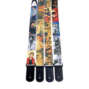 beyond Guitar Strap Classic Yellow Memorials Folk Electric Guitar Strap Musical Instrument Accessories Guitar Parts
