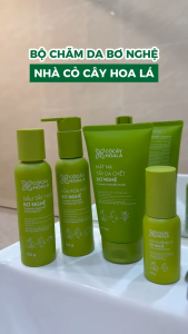 Bộ Skincare Bơ Nghệ Cỏ Cây Hoa Lá (Dầu Tẩy Trang Sữa Rửa Mặt Mặt Nạ Tẩy Da Chết Kem Dưỡng)