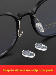 Phụ Kiện Đỡ Mũi Kính Silicon Chống Trượt Tăng Cường Sức Chịu Đựng Đệm Mũi Bằng Kim Loại Đệm Tai Cho Kính