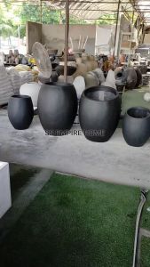REX FP18 FP19 Tempayan Fiberglass Flower Pot Pasu Bunga Garden Taman Plant Pokok Fiber Fibre TP1 TP2 Kolah Air Mandi