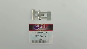 Plat Diskpad Beat Vario (PSP) Plat Seng Tahanan Dispat Dispad Discpad Kampas Rem Per Spring Honda