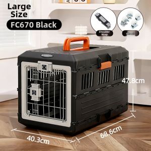 IRIS | Outgoing Portable Car Travel Foldable Large Pet Cage