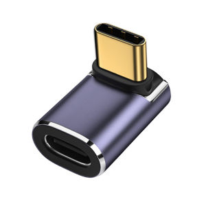 Bộ Chuyển Đổi USB4.0 40Gbps OTG USB C 90 Độ 100W 5A Type C Sang Type C Sạc Nhanh 8K60HZ Chuyển Đổi Dữ Liệu Cho MacBook