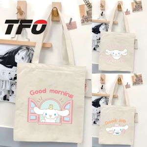 TFO Tote Bag Kuromi Character from the Sanrio Universe College School Tote Bag