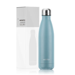 WATERSY 500ml Stainless Steel Vacuum Flask Insulated Thermos Cup for Coffee & Water Double Wall Thermal Bottle for Sports
