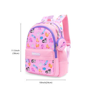 SUN EIGHT | Nylon Backpack for Girls with Coin Purse Preschool Bag Lightweight  School Bag for Kids Age 2-6