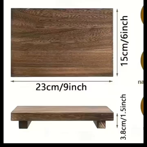 Wooden Tray Jewelry Storage Tray Rack Bathroom Decor Wooden Riser Kitchen Soap Dish Holder